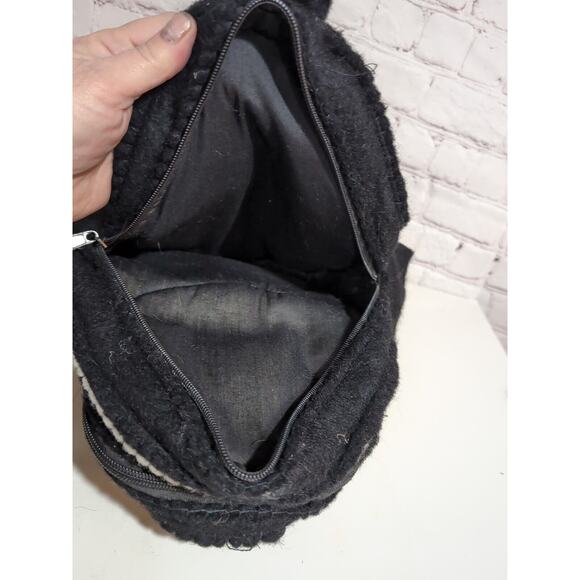 Penguin Children's Felt Wool Bag, Made in Nepal, Backpack Lined Felted Handmade - Picture 7 of 11